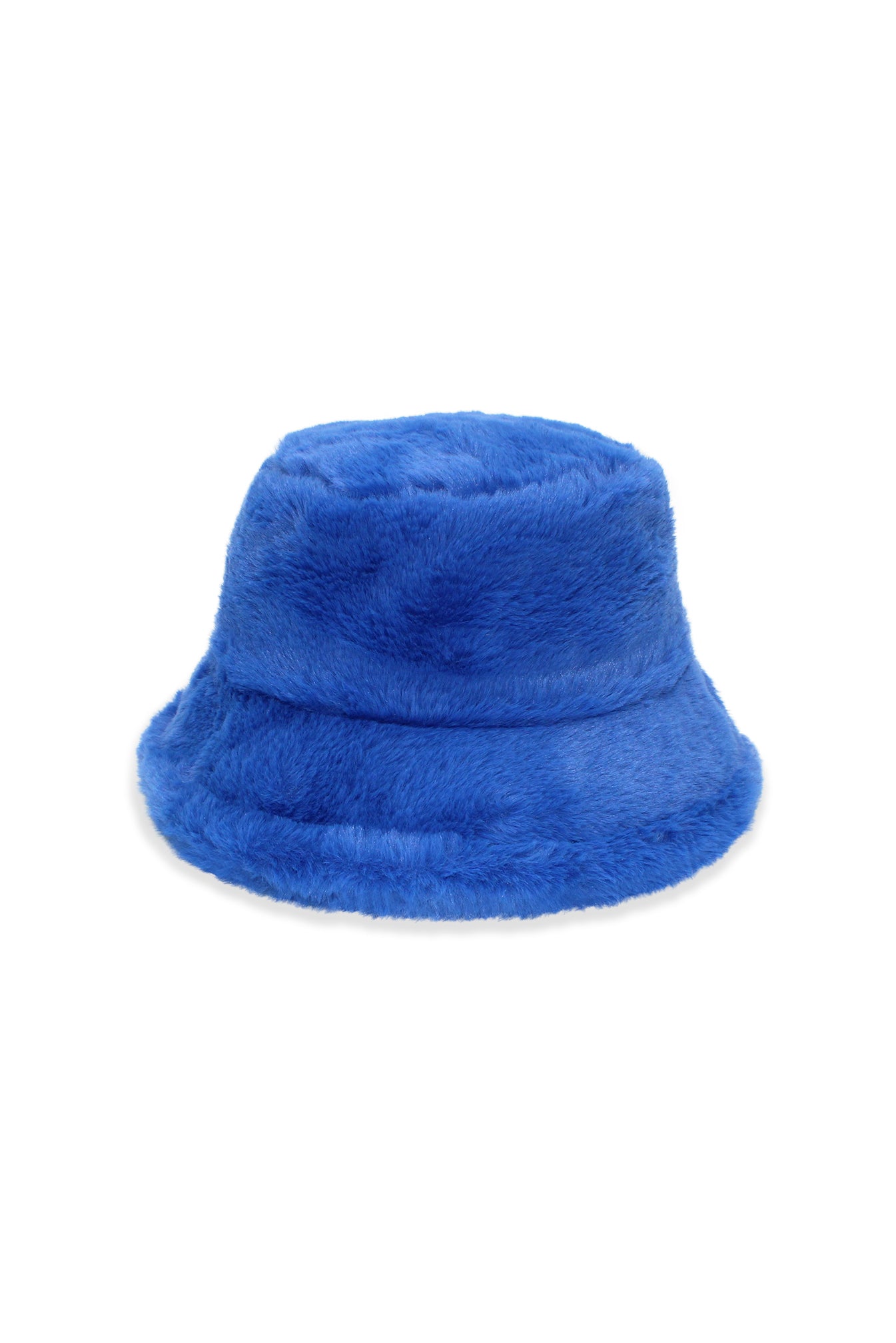 Carla Faux Fur Bucket Hat in Cobalt Blue – MORGAN TAYLOR