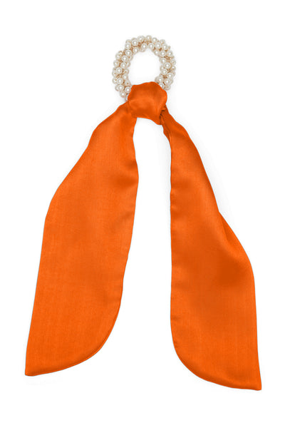 Image of the Faye Scrunchie in Orange