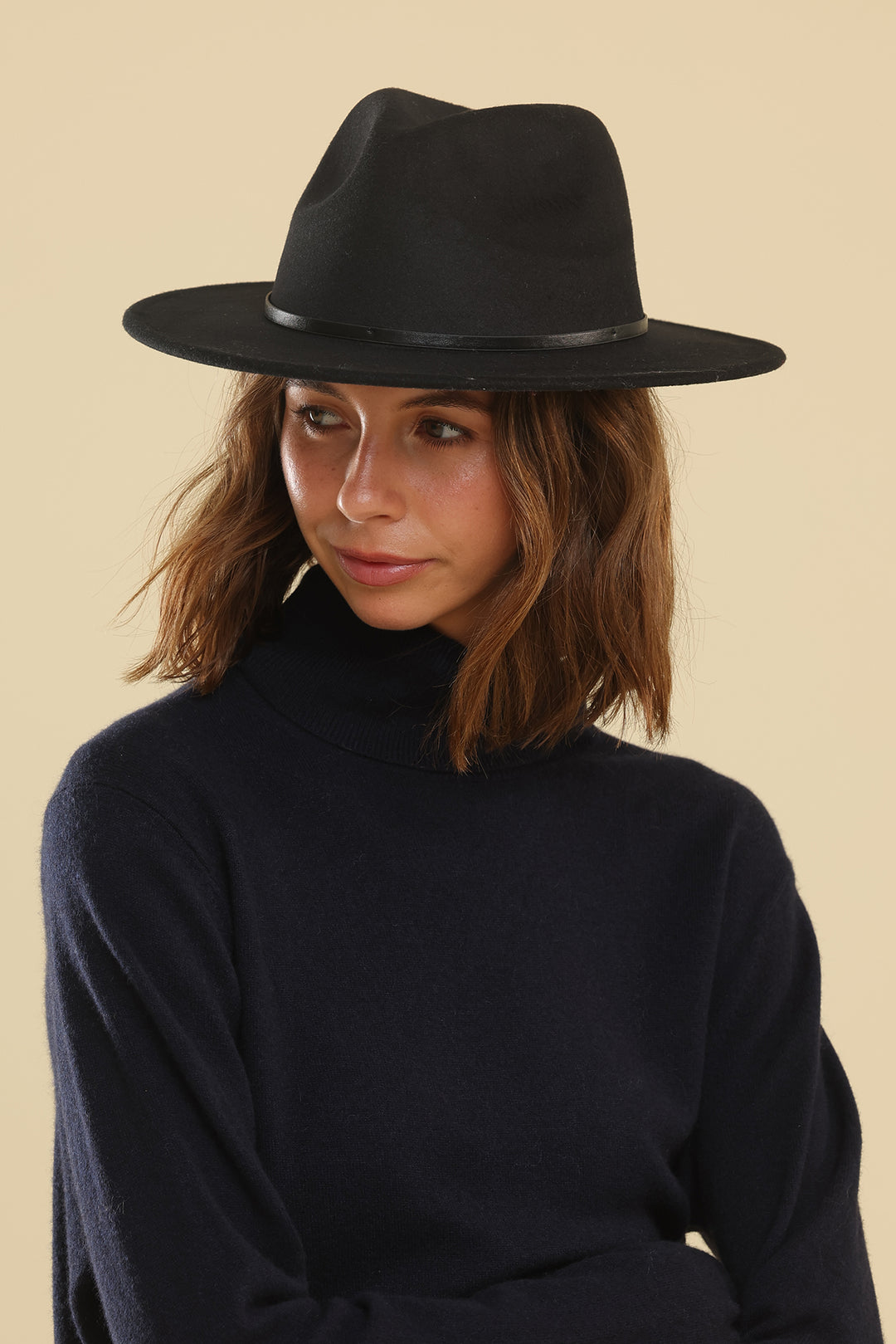 Morgan & Taylor Jessie felt fedora hat black Morgan & Taylor Jessie Felt Fedora | David Jones main image 4