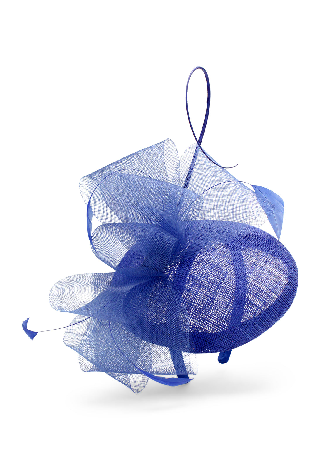 Cobalt blue fascinator hat cheap