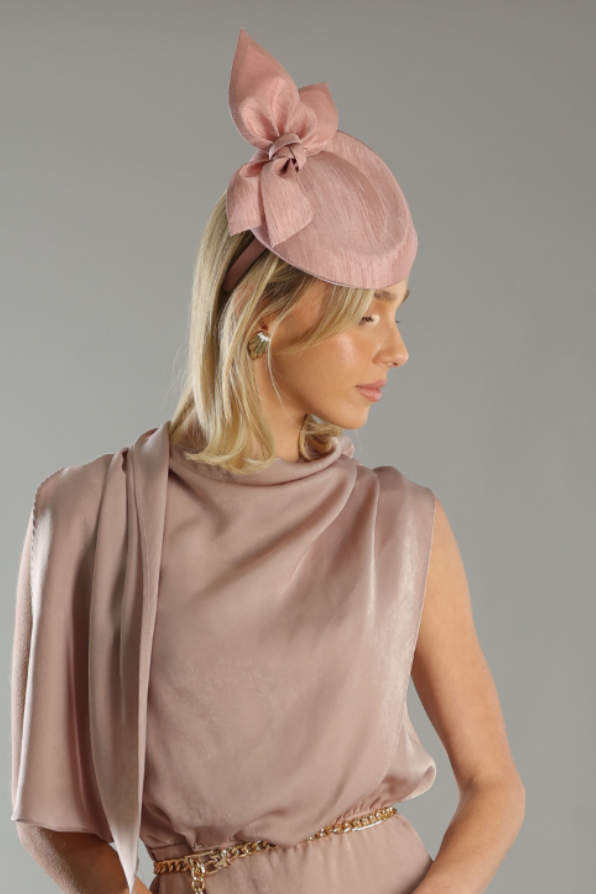 open lace back dress The Morgan & Taylor Florence Fascinator in Pink – MORGAN & TAYLOR