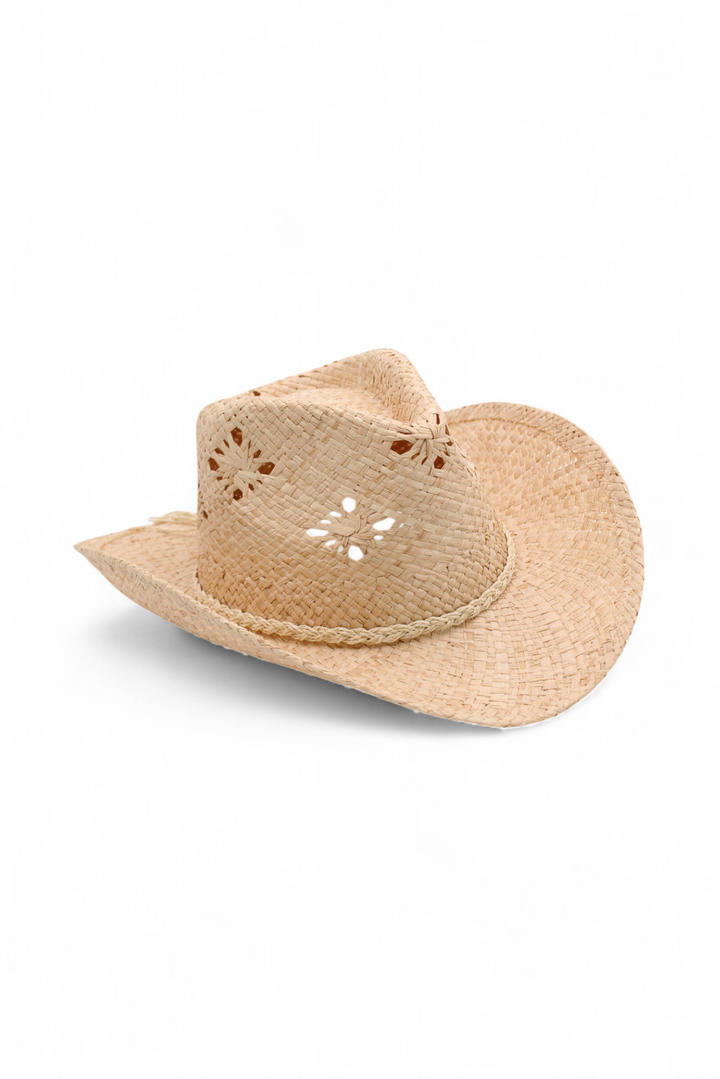 The Morgan & Taylor Morgan Cowboy Fedora in Natural – MORGAN  display picture 2