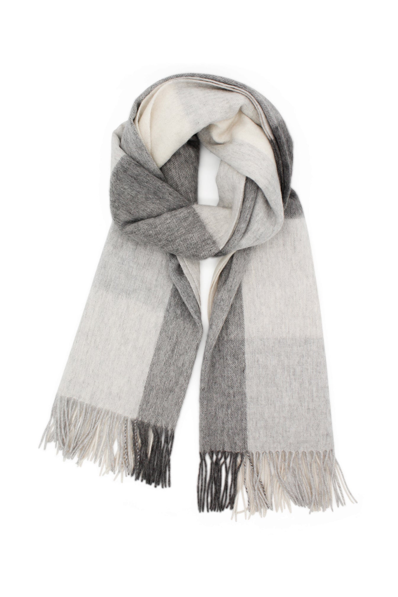 Violeta Grey Wool Scarf | Scarf | Morgan & Taylor – MORGAN & TAYLOR