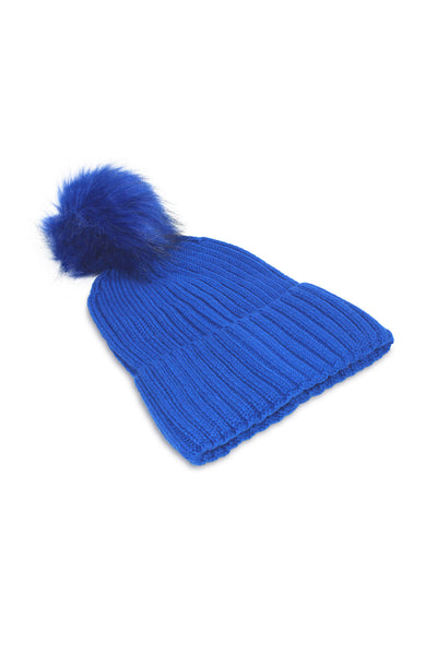 Image of the The Morgan & Taylor Valentine Beanie in cobalt blue
